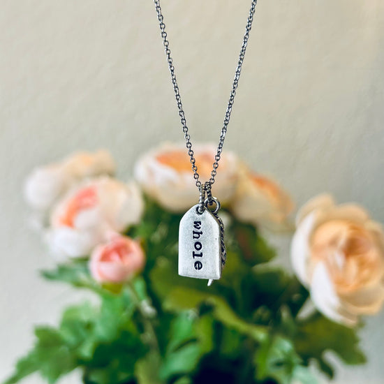 Heaven Inspired Soco Necklace - Silver