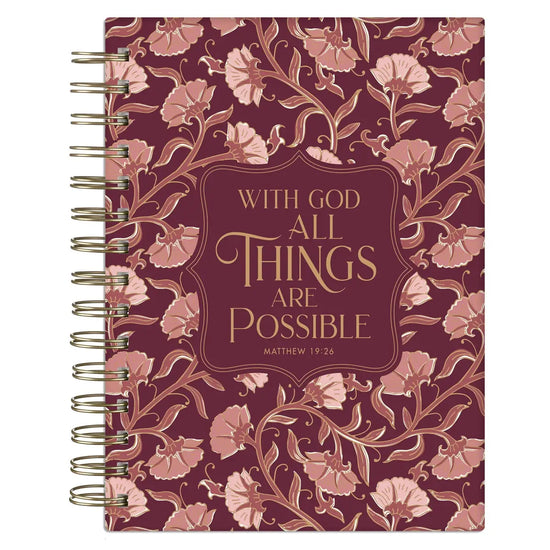 Heaven Inspired Hardcover Spiral Journal