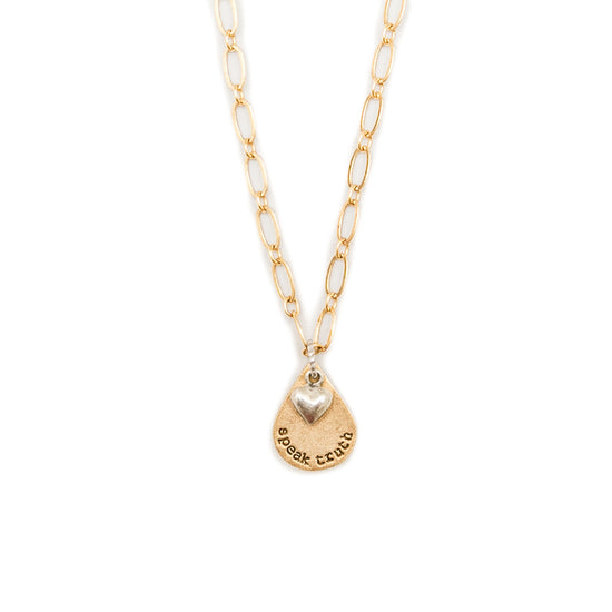 August "Speak Truth in Love" Necklace