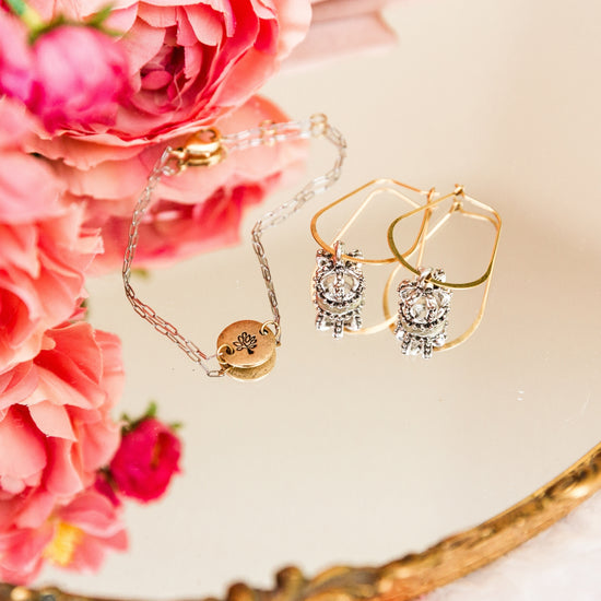 September "Abundant Life" Bracelet & Earrings Set