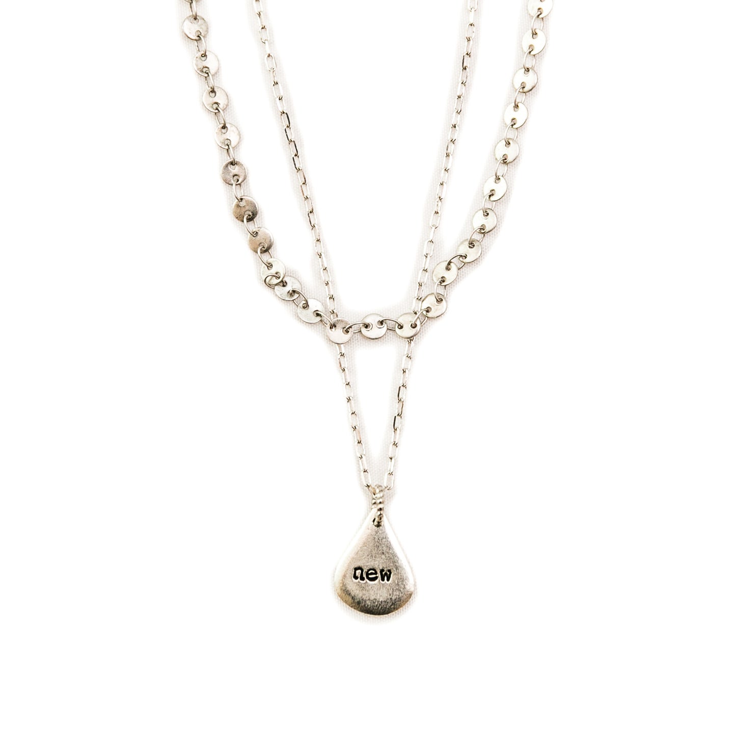 Heaven Inspired Lydia Layered Necklace - Silver