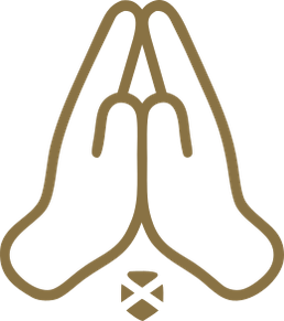 Two cupped hands in prayer