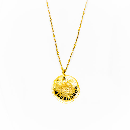 Heaven Inspired Damascus Necklace - Gold