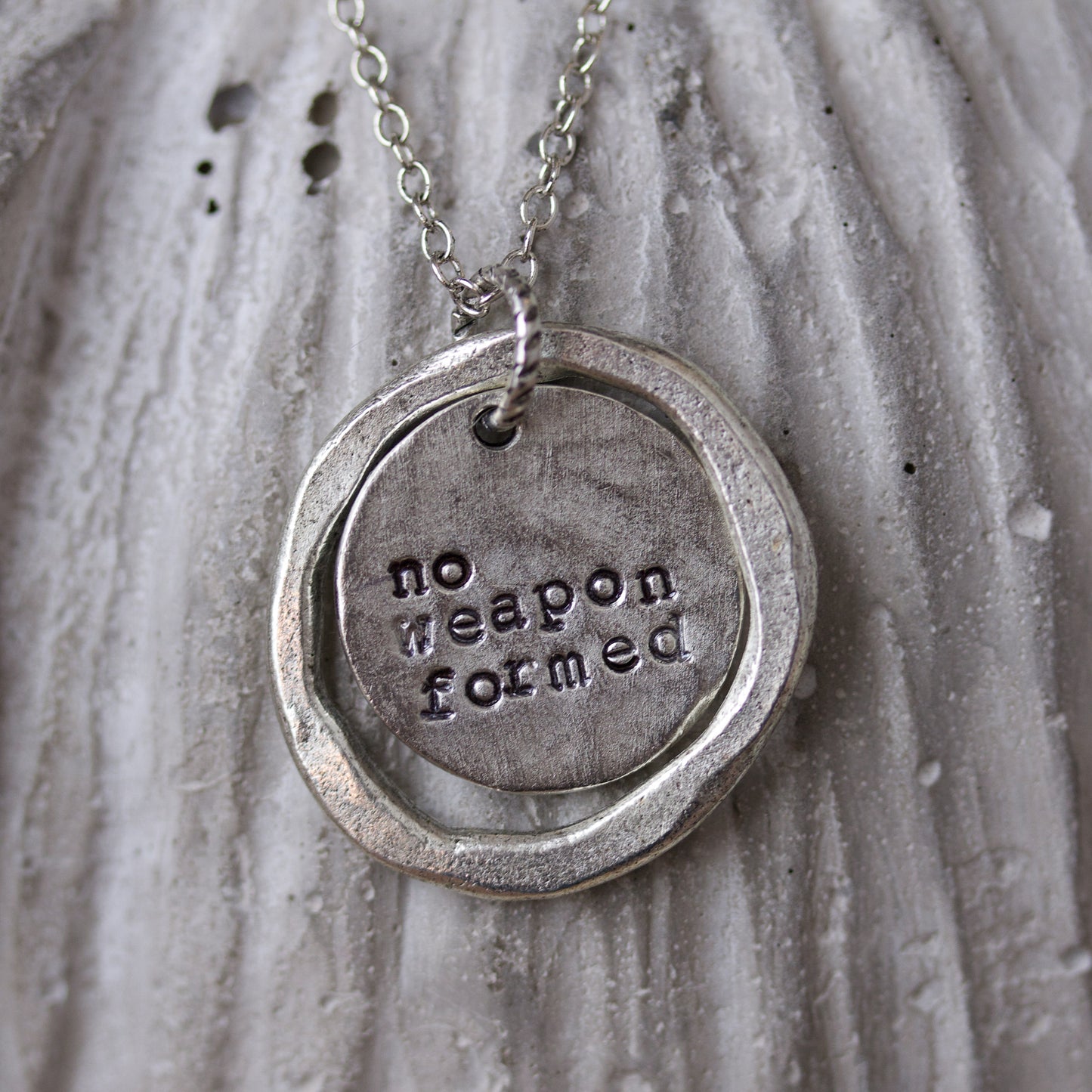No Weapon Formed Necklace